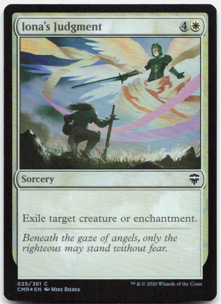 Iona's Judgment NM Foil C Iconic Masters 25