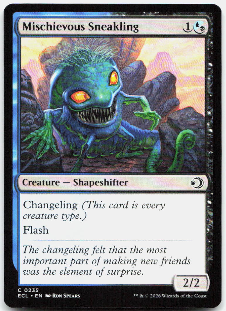 Mischievous Sneakling NM C Lorwyn Eclipsed 235