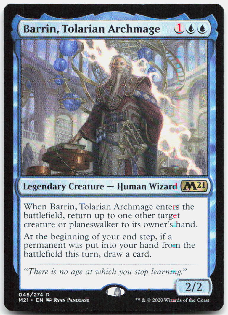 Barrin, Tolarian Archmage NM R Core Set 2021 45