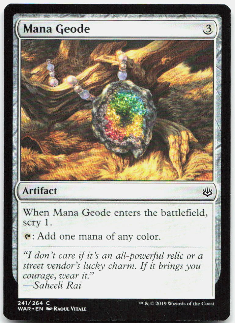 Mana Geode NM C War of the Spark 241