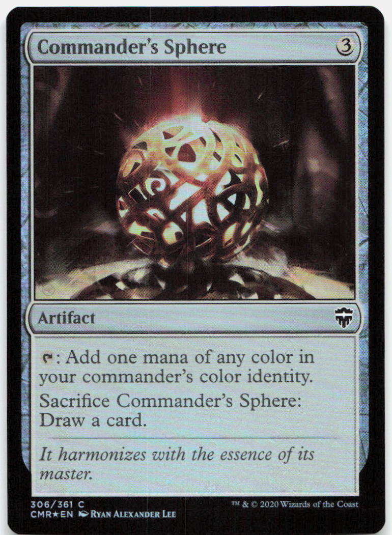 Commander's Sphere NM Foil C Commander Legends 306