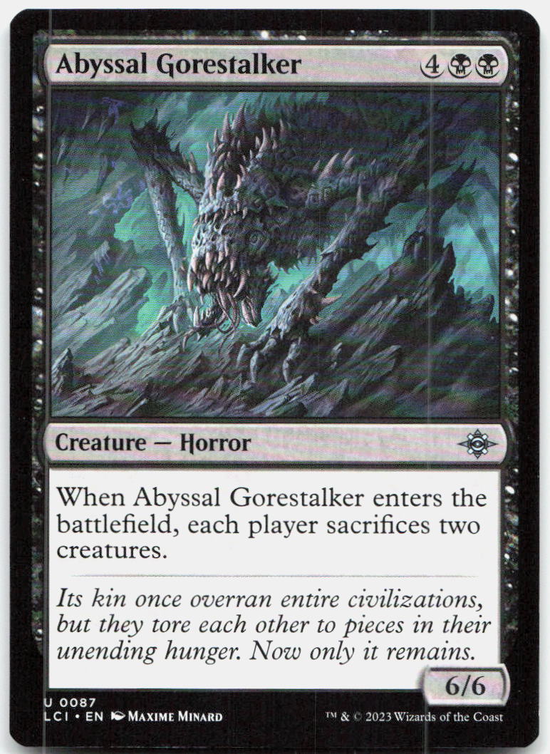 Abyssal Gorestalker NM U The Lost Caverns of Ixalan 87