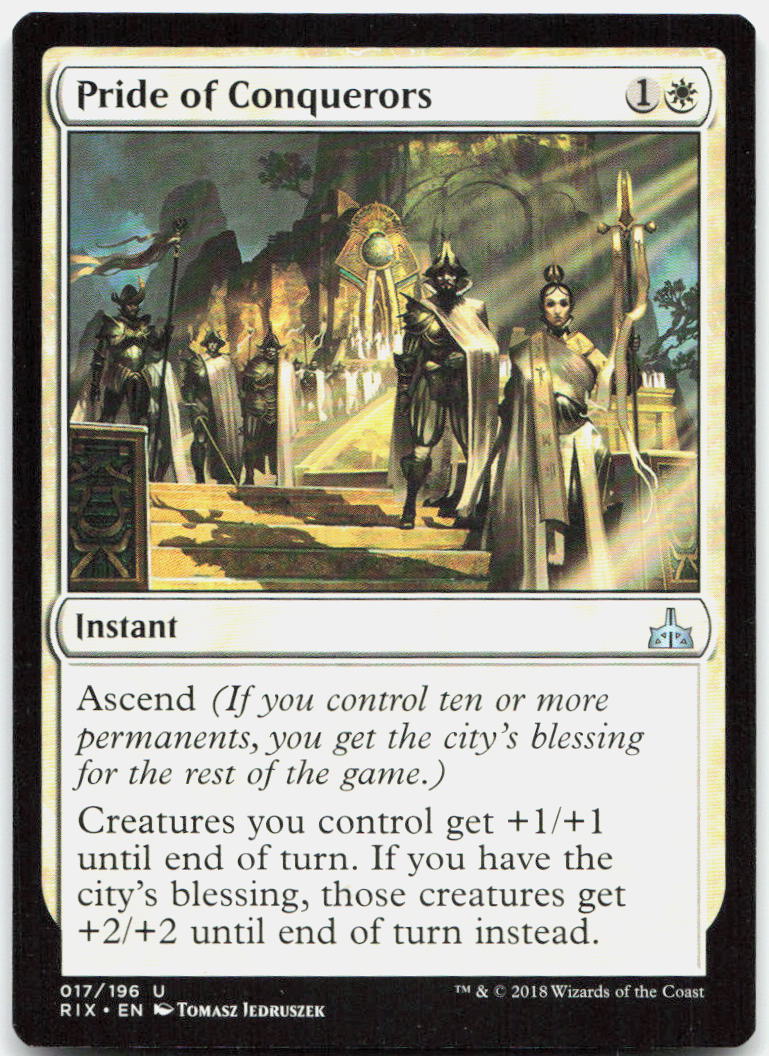 Pride of Conquerors NM U Rivals of Ixalan 17