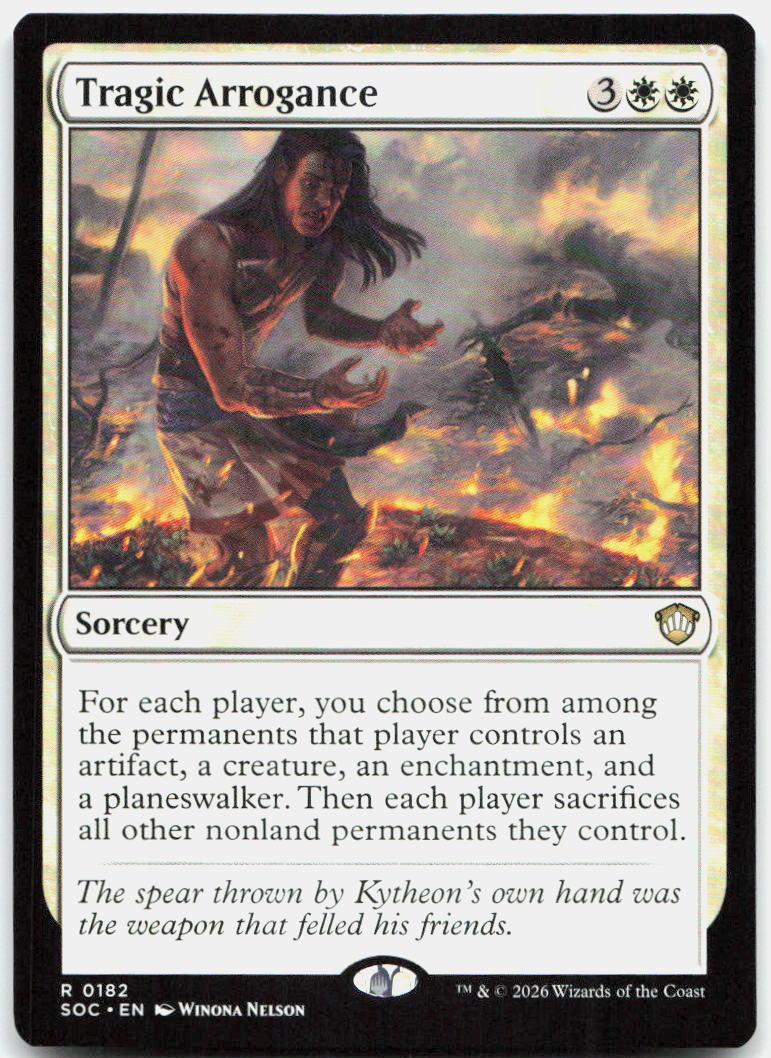 Tragic Arrogance NM R Commander: Secrets of Strixhaven 182