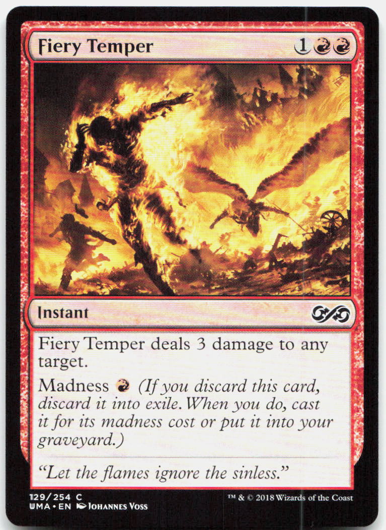 Fiery Temper NM C Ultimate Masters 129