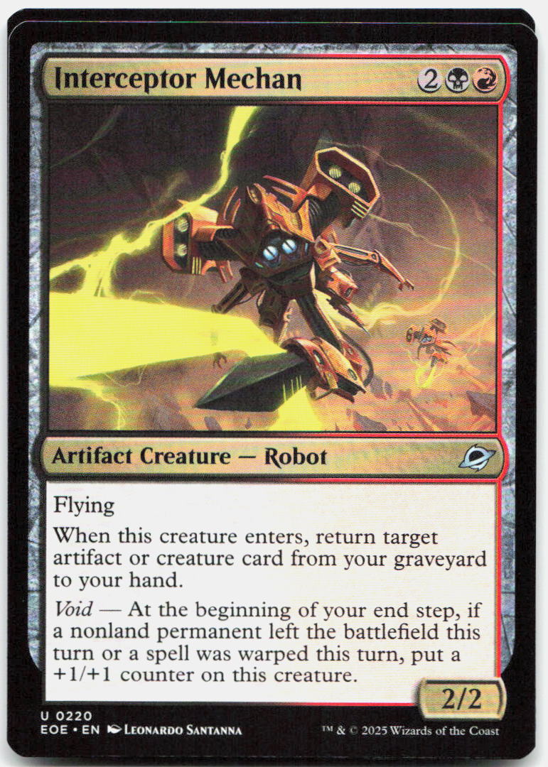 Interceptor Mechan NM U Edge of Eternities 220