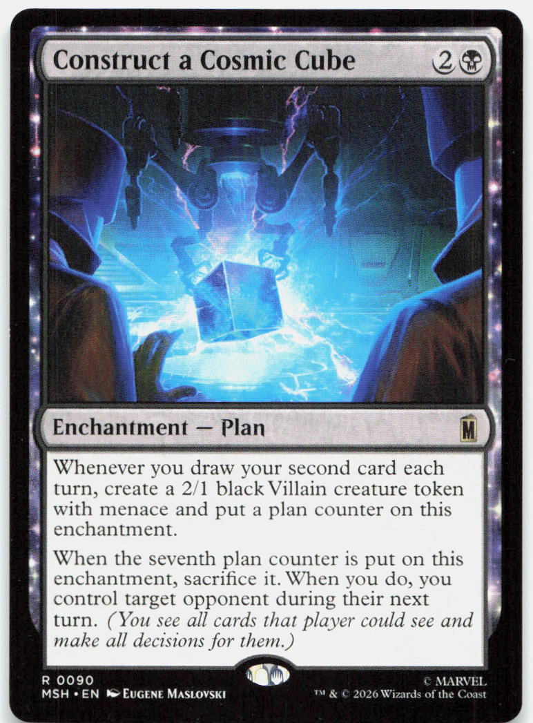 Construct a Cosmic Cube NM R Marvel Super Heroes 90