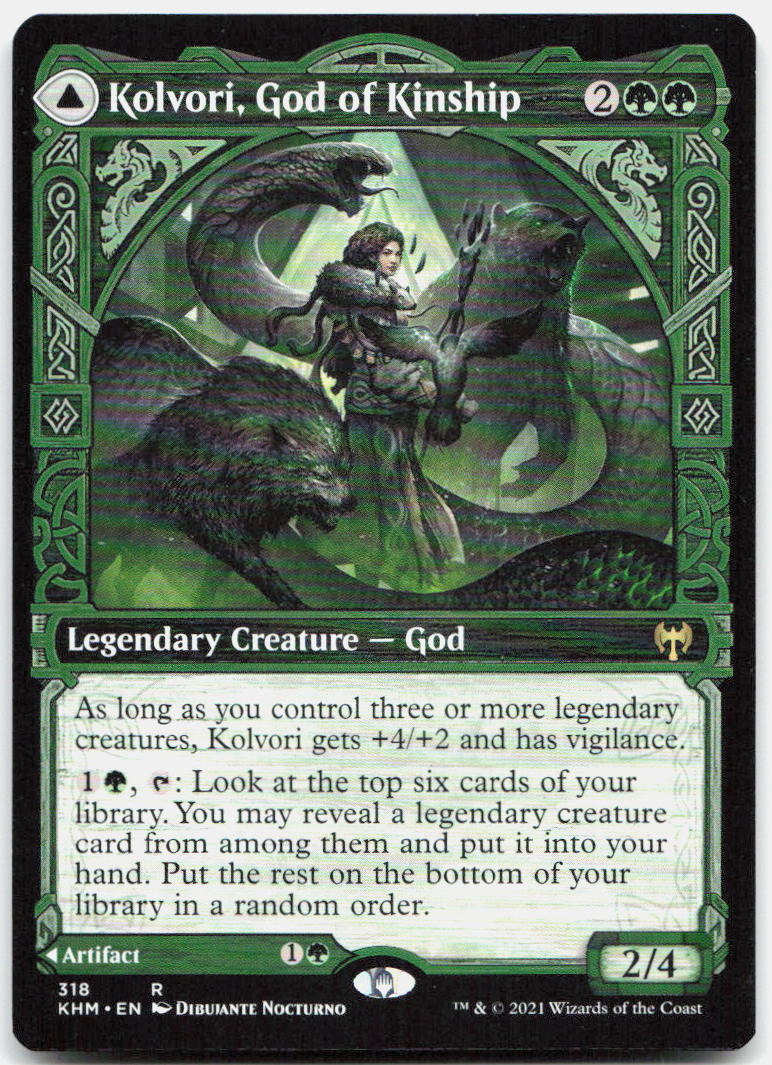 Kolvori, God of Kinship (Showcase) NM R Kaldheim 318