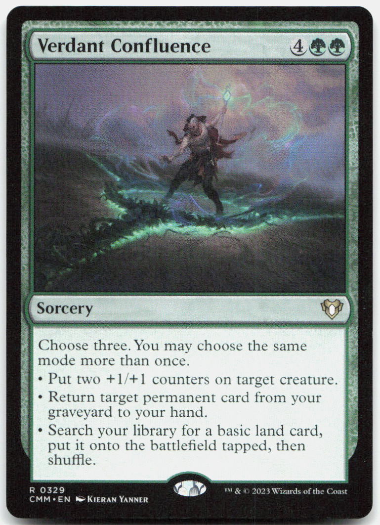 Verdant Confluence NM R Commander Masters 329
