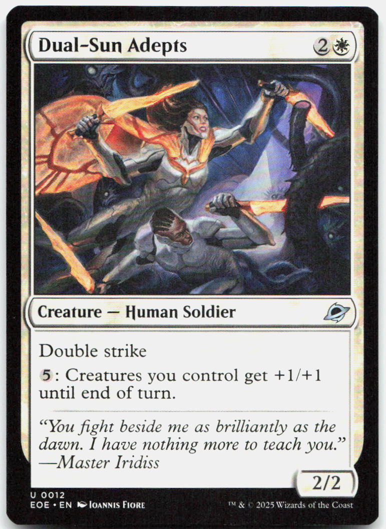 Dual-Sun Adepts NM U Edge of Eternities 12