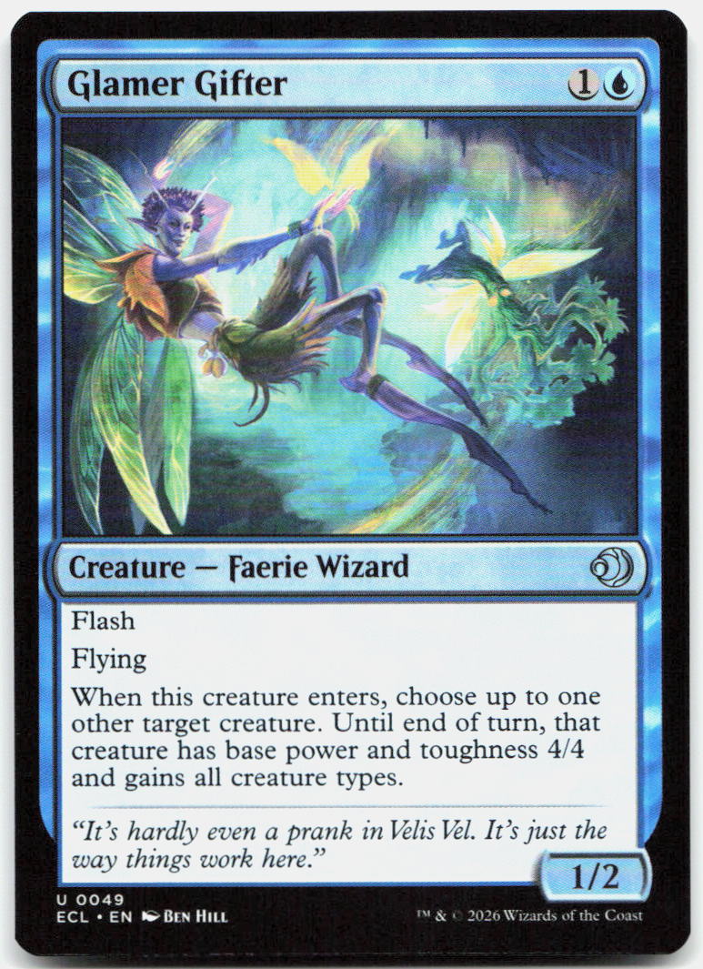 Glamer Gifter NM U Lorwyn Eclipsed 49