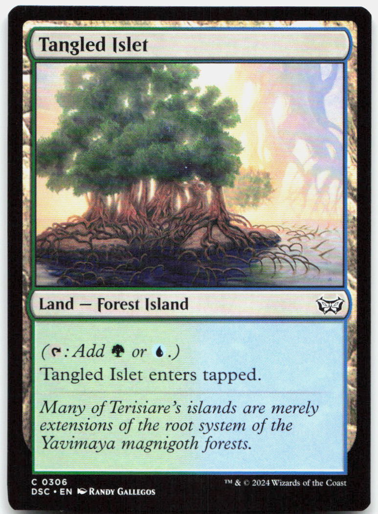 Tangled Islet NM C Commander: Duskmourn: House of Horror 306