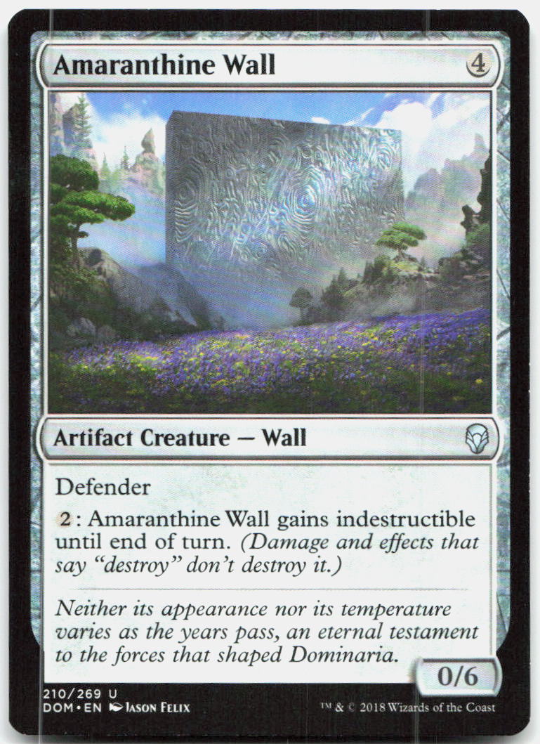 Amaranthine Wall NM U Dominaria 210