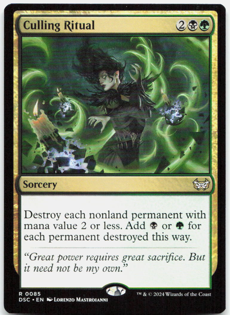 Culling Ritual NM R Commander: Duskmourn: House of Horror 85