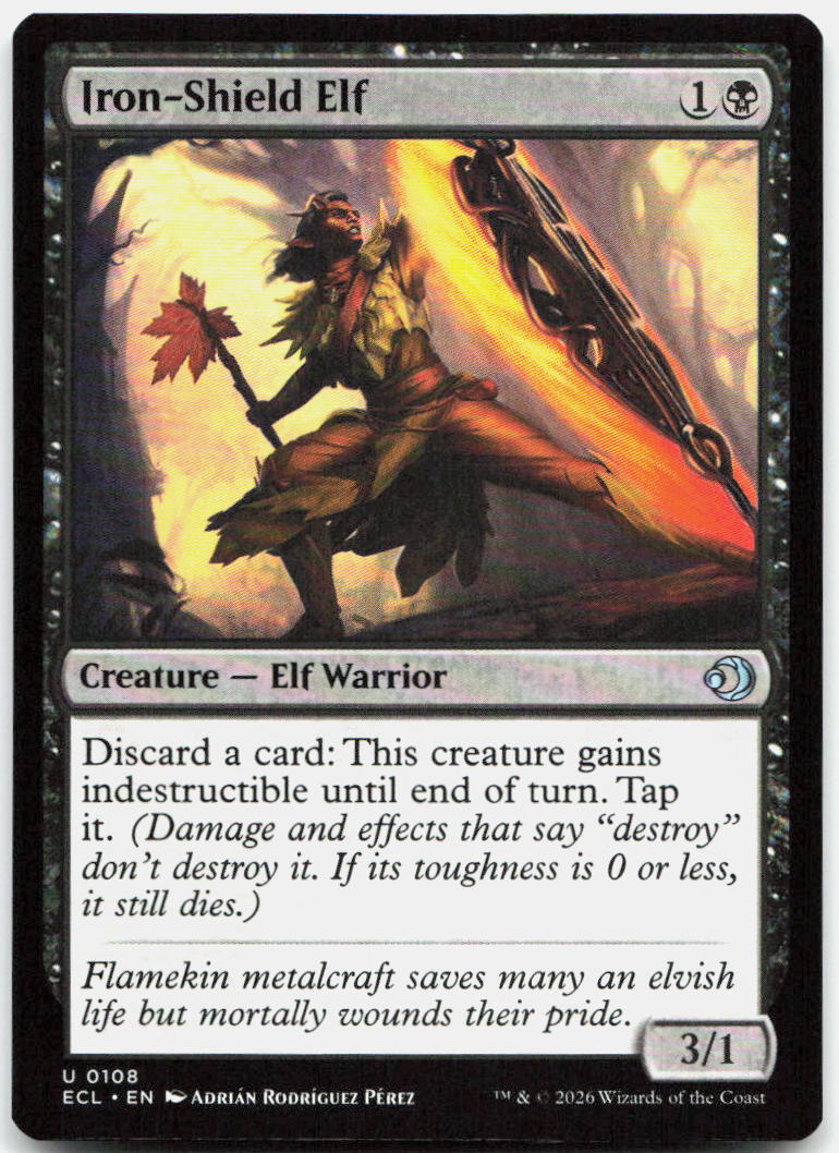 Iron-Shield Elf NM U Lorwyn Eclipsed 108