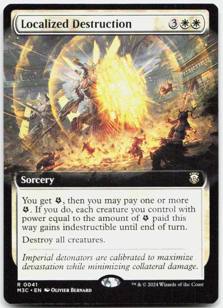 Localized Destruction (Extended Art) NM R Commander: Modern Horizons 3 41