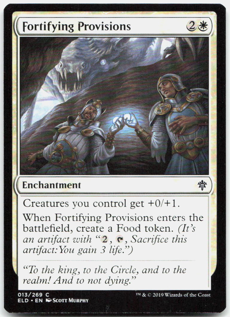 Fortifying Provisions NM C Throne of Eldraine 13