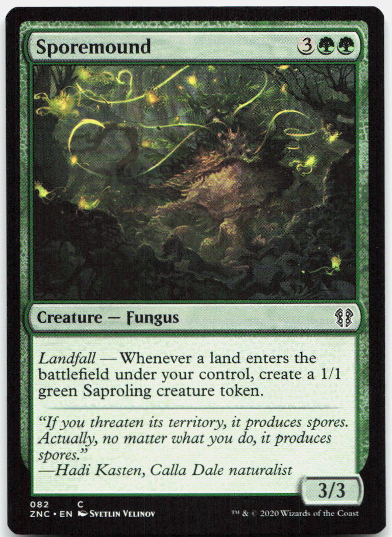 Sporemound NM C Commander: Zendikar Rising 82