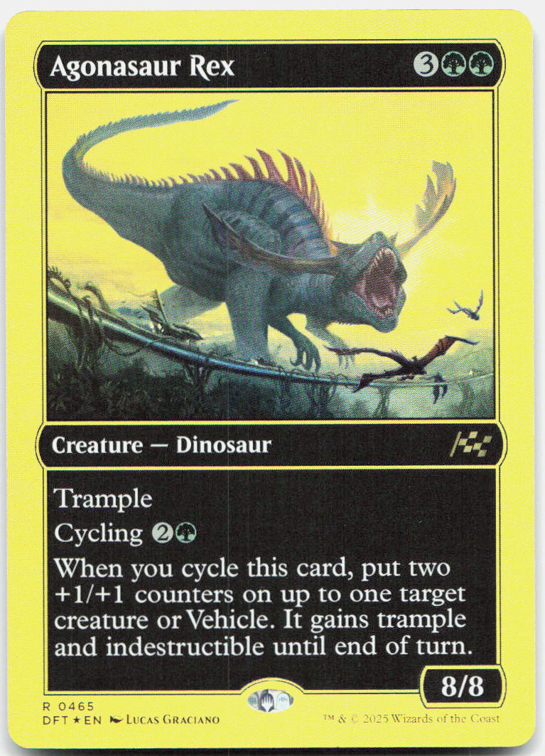 Agonasaur Rex (First-Place Foil) NM Foil R Aetherdrift 465