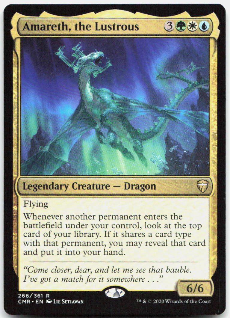 Amareth, the Lustrous NM R Commander Legends 266
