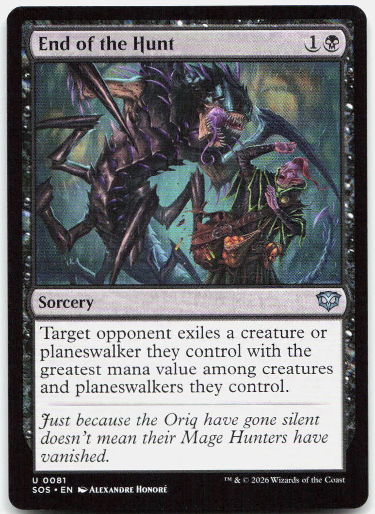 End of the Hunt NM U Secrets of Strixhaven 81