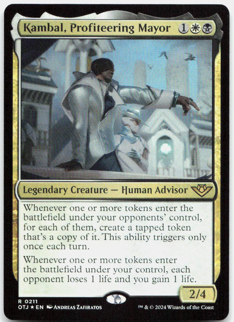 Kambal, Profiteering Mayor NM Foil R Outlaws of Thunder Junction 211