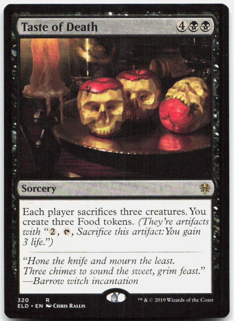 Taste of Death NM R Throne of Eldraine 320
