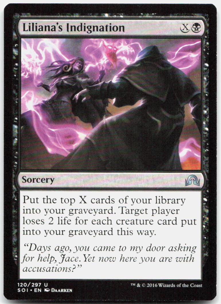Liliana's Indignation NM U Shadows over Innistrad 120