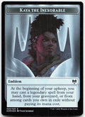 Treasure // Emblem - Kaya the Inexorable Double-Sided Token NM Foil T Kaldheim 1