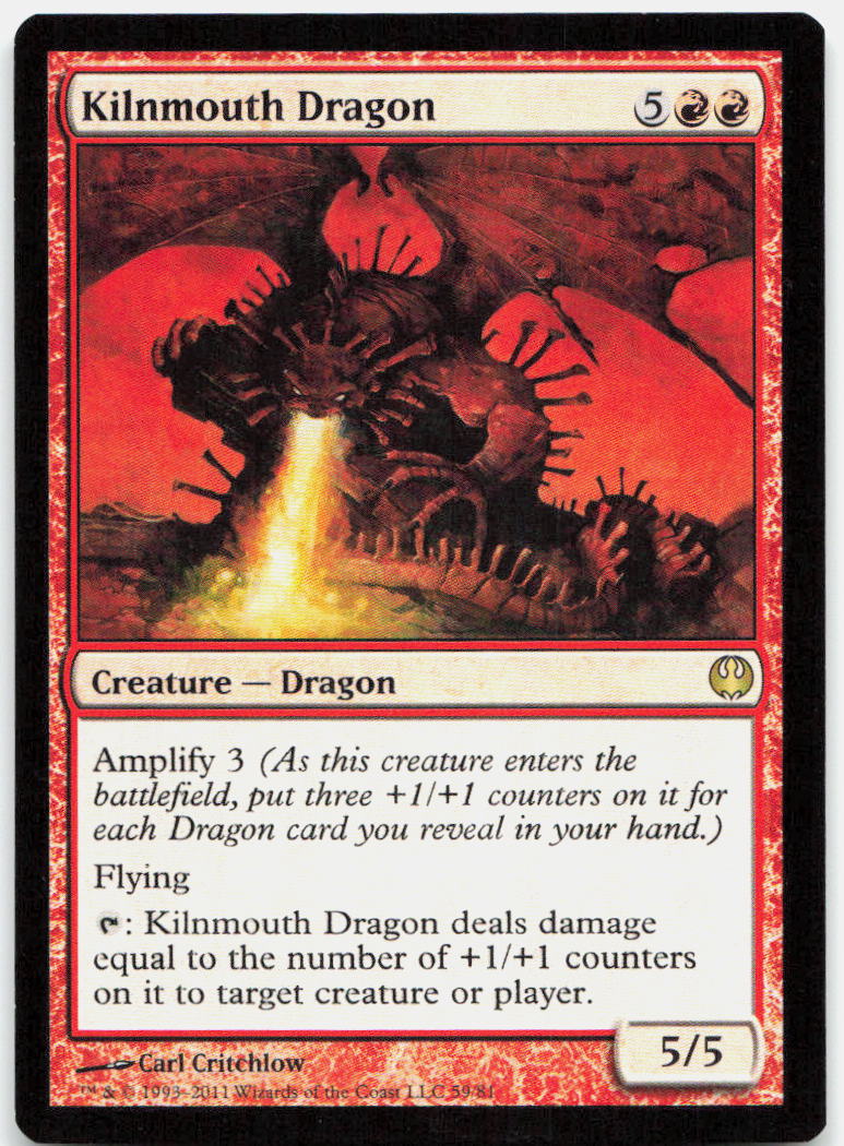 Kilnmouth Dragon NM R Duel Decks: Knights vs. Dragons 59