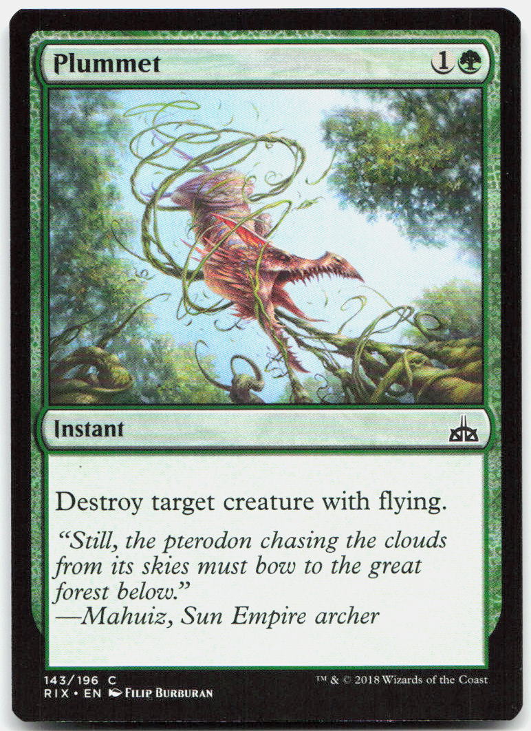 Plummet NM C Rivals of Ixalan 143