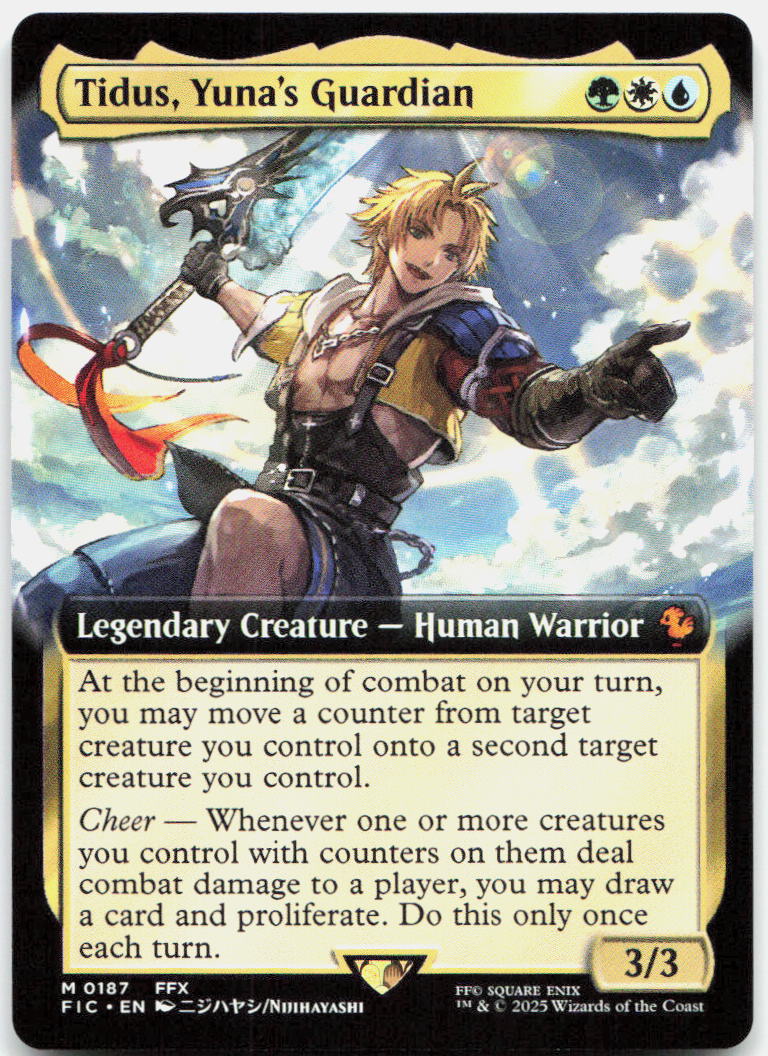 Tidus, Yuna's Guardian (Extended Art) NM M Commander: FINAL FANTASY 187