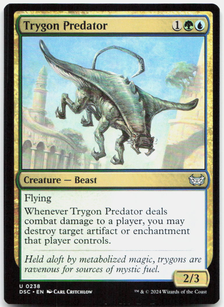 Trygon Predator NM U Commander: Duskmourn: House of Horror 238