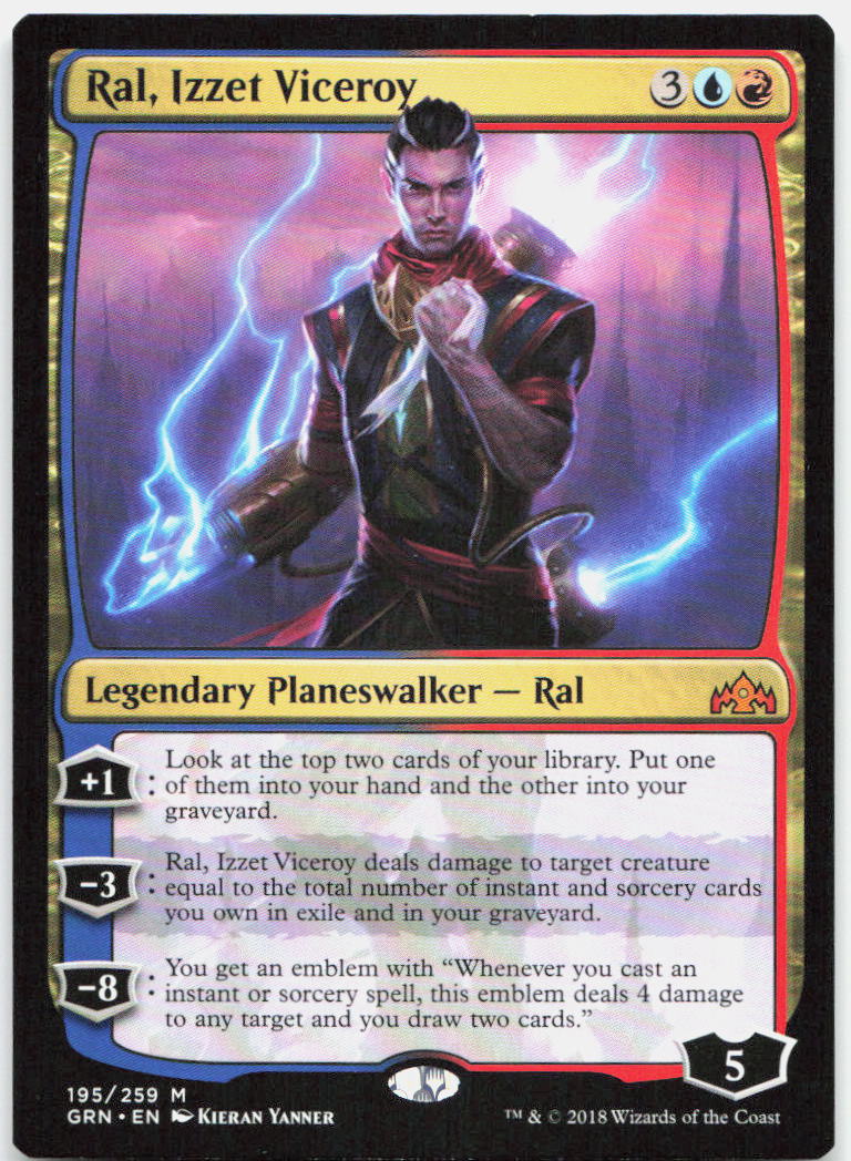 Ral, Izzet Viceroy NM M Guilds of Ravnica 195