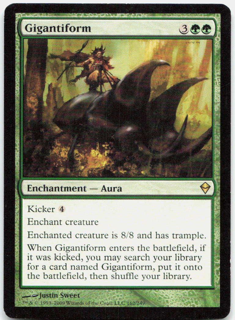 Gigantiform NM R Zendikar 162