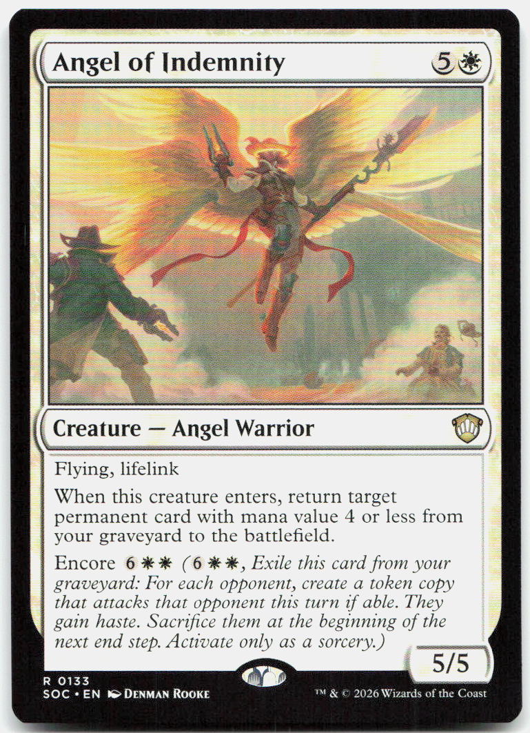 Angel of Indemnity NM R Commander: Secrets of Strixhaven 133