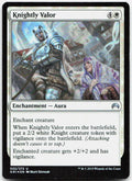 Knightly Valor NM Foil U Magic Origins 22