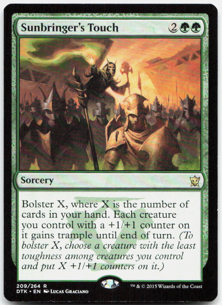 Sunbringer's Touch NM R Dragons of Tarkir 209