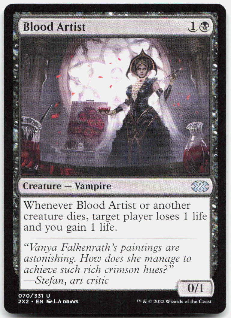Blood Artist NM U Double Masters 2022 70
