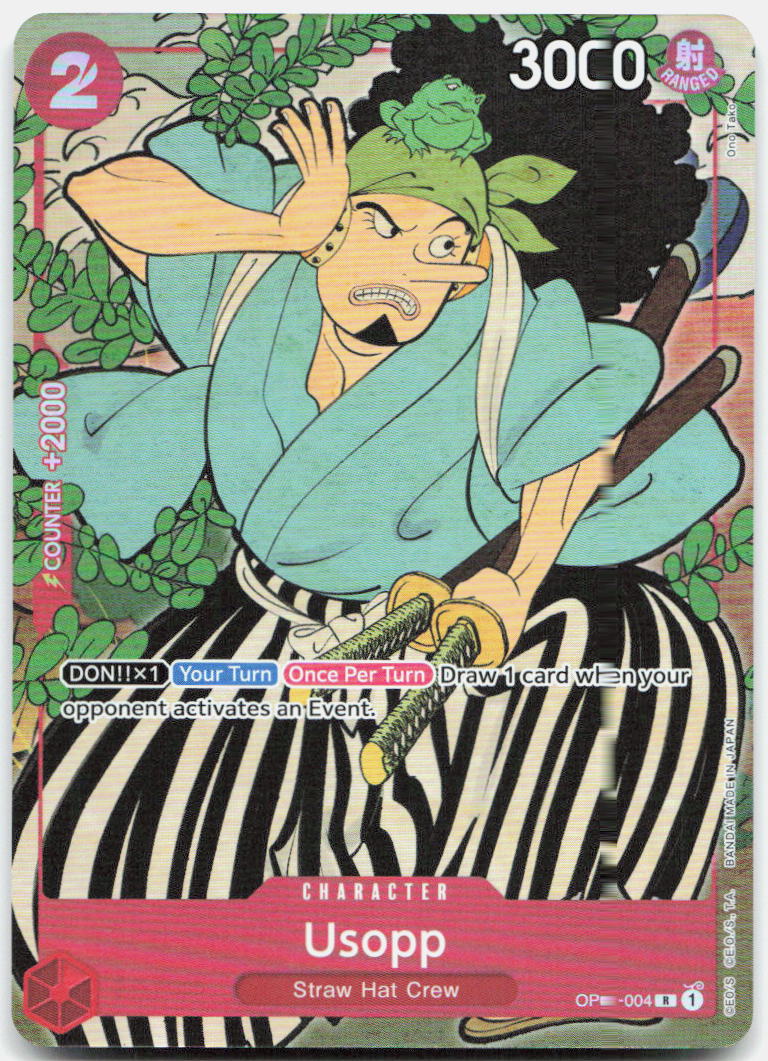 Usopp (English Version 1st Anniversary Set) NM Foil R  OP01-004