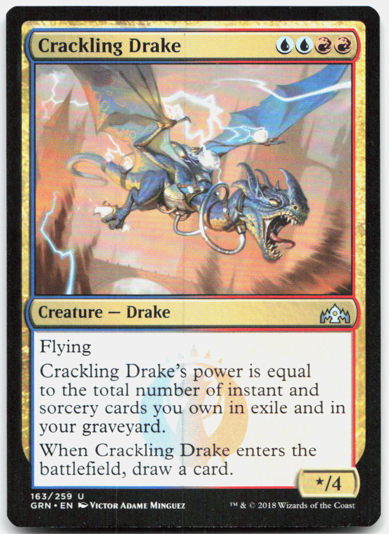 Crackling Drake NM U Guilds of Ravnica 163