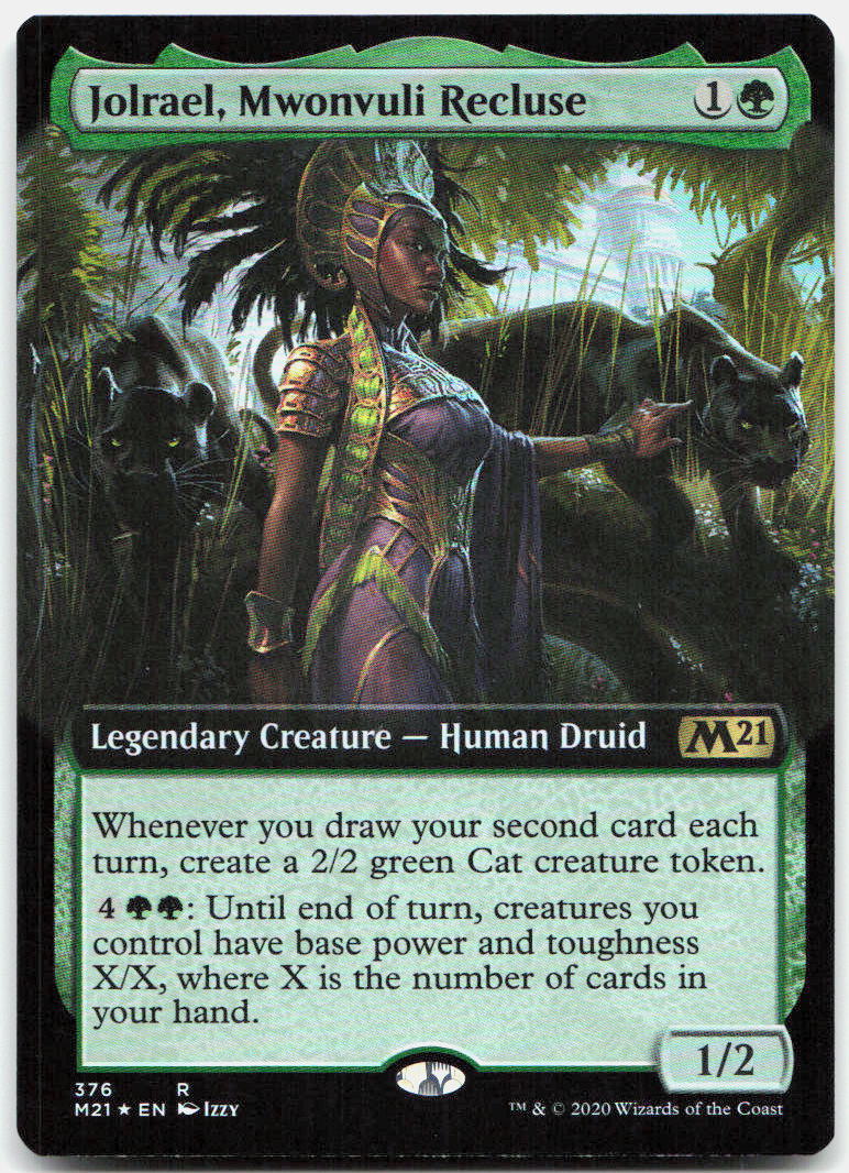 Jolrael, Mwonvuli Recluse (Extended Art) NM Foil R Core Set 2021 376