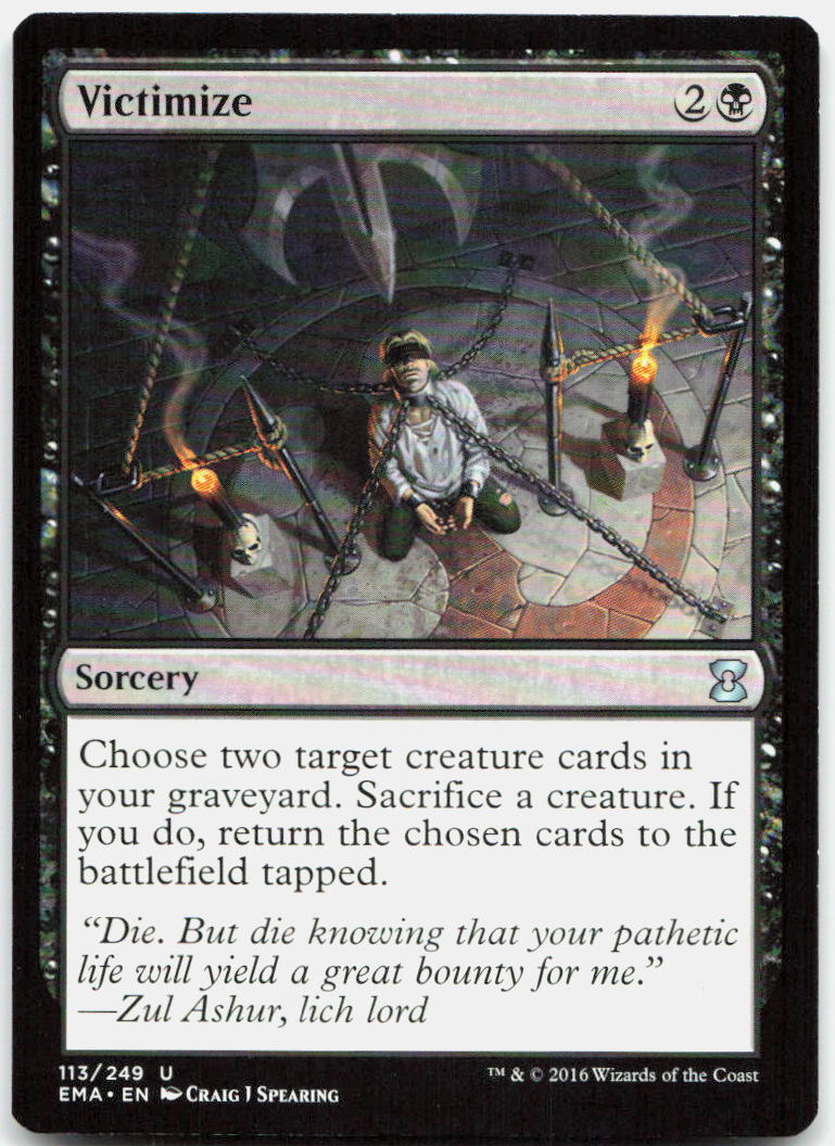 Victimize NM U Eternal Masters 113