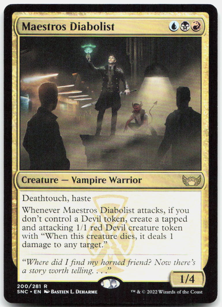 Maestros Diabolist NM R Streets of New Capenna 200