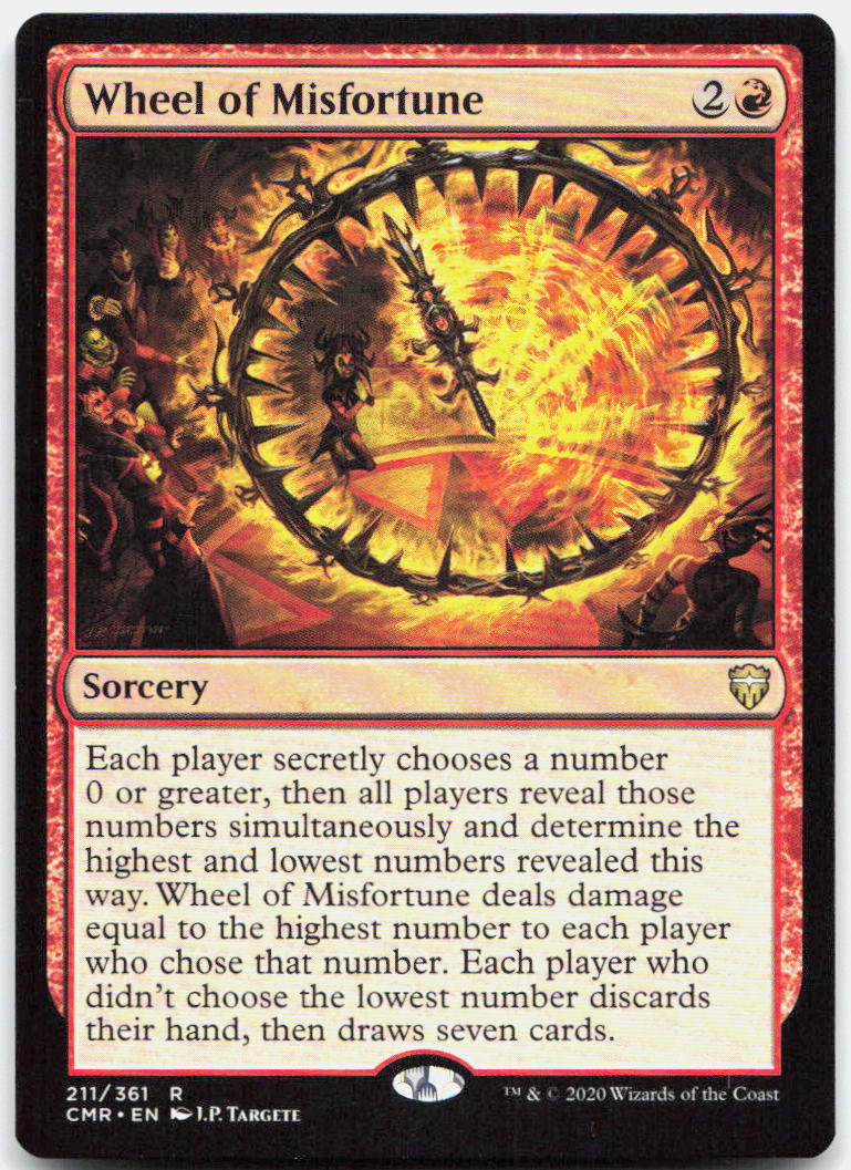 Wheel of Misfortune NM R Commander Legends 211
