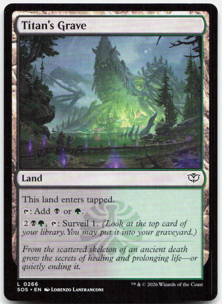 Titan's Grave NM L Secrets of Strixhaven 266
