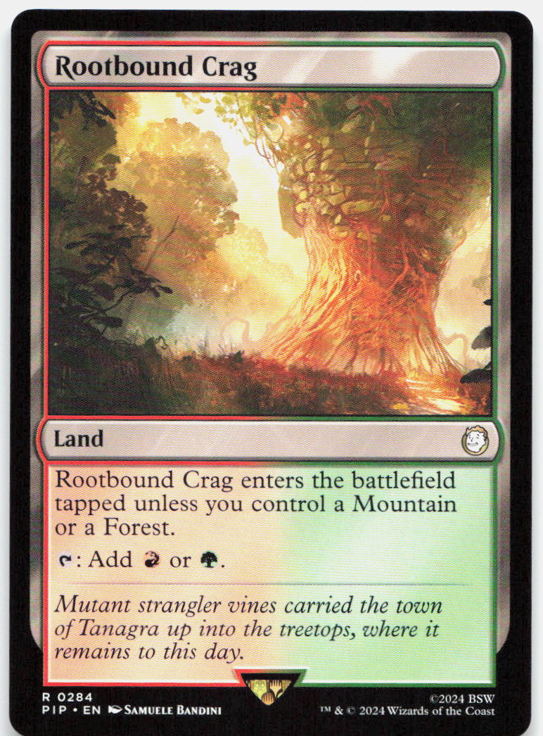 Rootbound Crag NM R Universes Beyond: Fallout 284