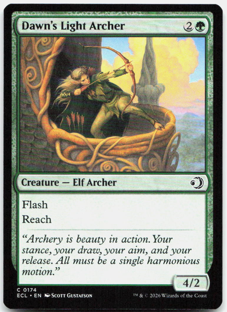 Dawn's Light Archer NM C Lorwyn Eclipsed 174