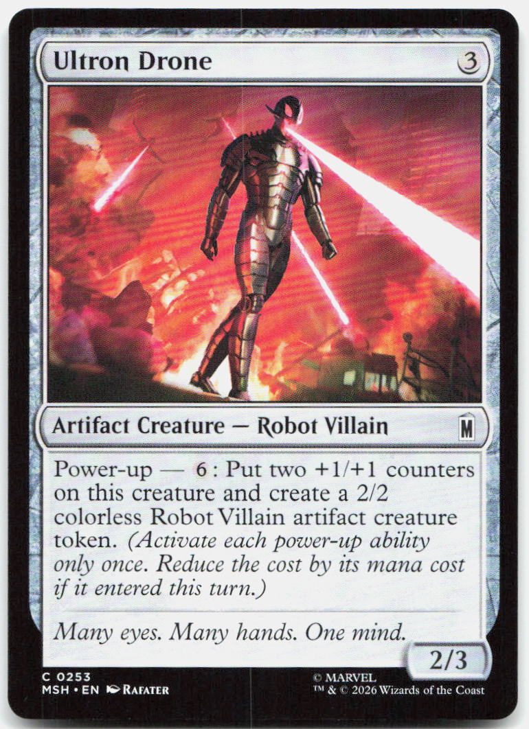 Ultron Drone NM C Marvel Super Heroes 253