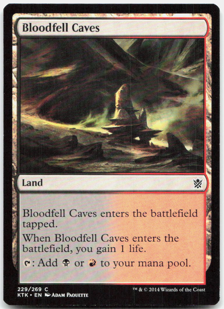 Bloodfell Caves NM C Khans of Tarkir 229